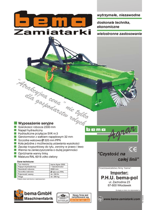 Montirani čistači Bema Agrar 2300