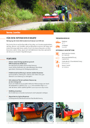 Montirani čistači Bema Jumbo 3000