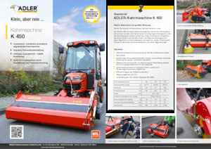 Montirani čistači Adler K 450-120