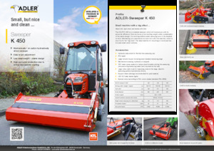 Montirani čistači Adler K 450-120