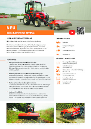 Montirani čistači Bema Kommunal 450 Dual 1250