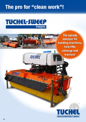 Montirani čistači Tuchel Profi 260 Ø 600