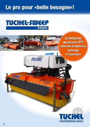 Montirani čistači Tuchel Profi 180 Ø 600