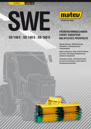 Montirani čistači Matev SWE-SD 140 S