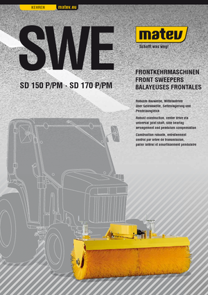 Montirani čistači Matev SWE-SD 150 P