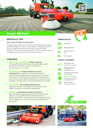 Montirani čistači Bema Sweezy 580 Dual E