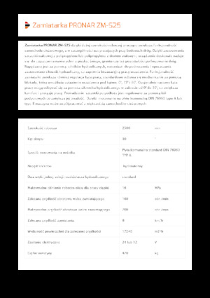 Montirani čistači Pronar ZM-S 25