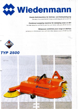 Montirani čistači Wiedenmann 2500