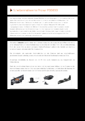 Kombinacije kosilica - disk bez kondicionera Pronar PDD 830