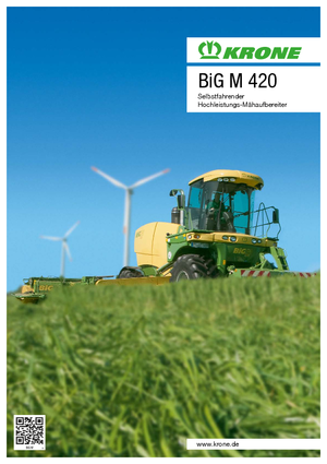Samohodni uređaji za kosilice Krone Big M 420 CV