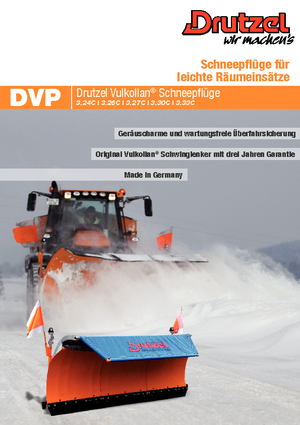 Višeoštri snježni plugovi Drutzel DVP 3.33