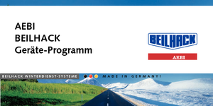 Višeoštri snježni plugovi Beilhack PVF 30-4