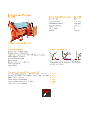 Višeoštri snježni plugovi Hydrac SL II 320