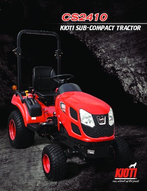 Prednje kuke za komunalne traktore Kioti CS 2410