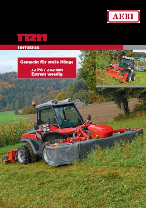 Prednje kuke za komunalne traktore Aebi TT 211