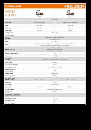Prednje kuke za komunalne traktore Holder X 45