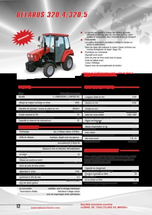 Kompaktni pomoćni traktori Belarus 320.4