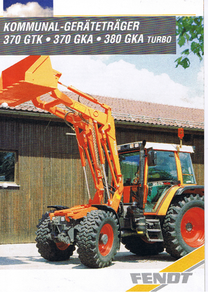 Kompaktni pomoćni traktori Fendt 380 GKA Turbo