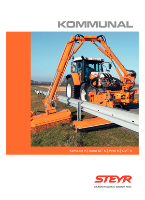 Kompaktni pomoćni traktori Steyr 6140 Profi K