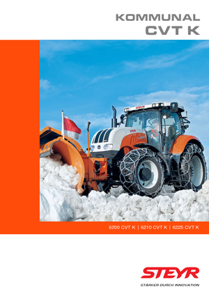 Kompaktni pomoćni traktori Steyr 6225 CVT K