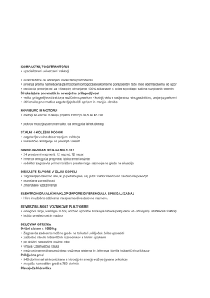 Kompaktni pomoćni traktori AGT AGT 850 NR