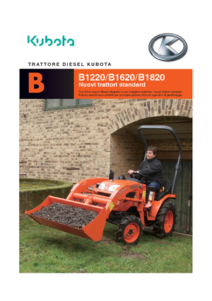 Kompaktni pomoćni traktori Kubota B 1620