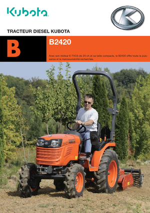 Kompaktni pomoćni traktori Kubota B 2420