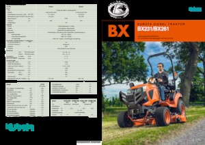 Kompaktni pomoćni traktori Kubota BX261