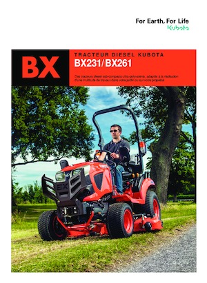 Kompaktni pomoćni traktori Kubota BX261