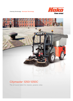 Kompaktni pomoćni traktori Hako Citymaster 1250 C