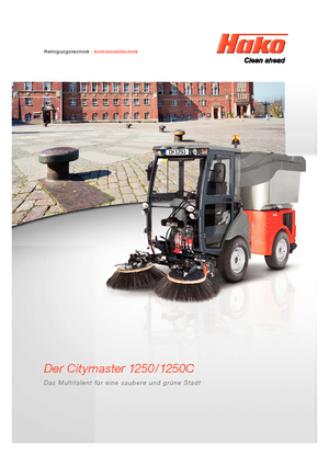 Kompaktni pomoćni traktori Hako Citymaster 1250 C
