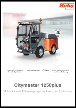 Kompaktni pomoćni traktori Hako Citymaster 1250 plus