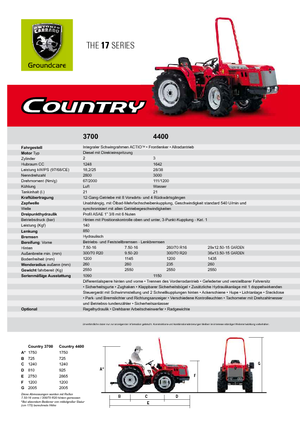 Kompaktni pomoćni traktori Carraro Country 4300
