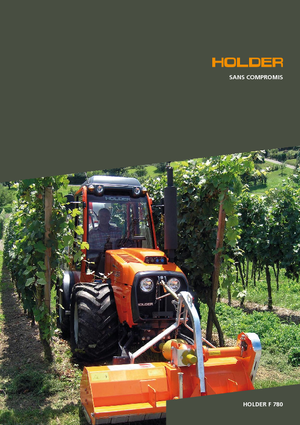 Kompaktni pomoćni traktori Holder F 780