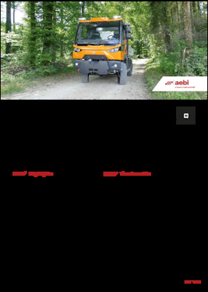 Prednje kuke za komunalne traktore Aebi MT 770