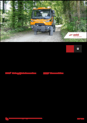 Prednje kuke za komunalne traktore Aebi MT 760