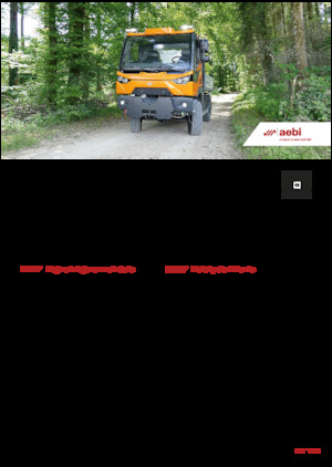 Prednje kuke za komunalne traktore Aebi MT 770