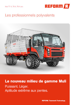 Prednje kuke za komunalne traktore Reform Werke Muli T8 X pro