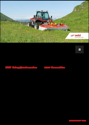 Prednje kuke za komunalne traktore Aebi TT 211+