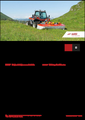 Prednje kuke za komunalne traktore Aebi TT 211+