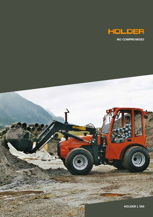 Kompaktni pomoćni traktori Holder L 560