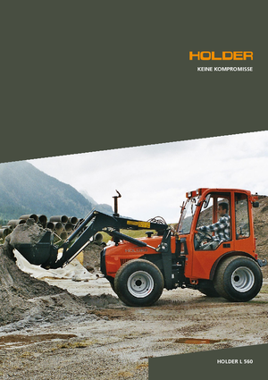 Kompaktni pomoćni traktori Holder L 560