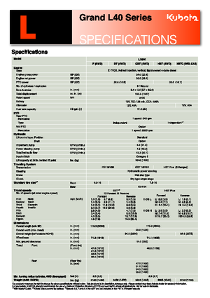Kompaktni pomoćni traktori Kubota L 4240 D