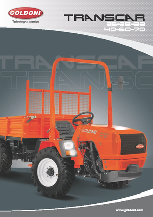 Kompaktni pomoćni traktori Goldoni Transcar 25 RS