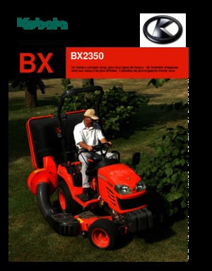 Kompaktni pomoćni traktori Kubota BX2350 D