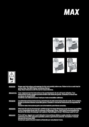 Zabivači i Klamerice MAX USA CORP. CN55