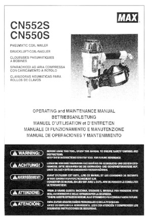 Zabivači i Klamerice MAX USA CORP. CN550S