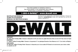 Zabivači i Klamerice DEWALT DWF83WW