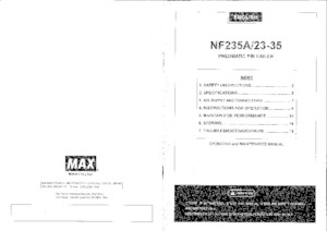 Zabivači i Klamerice MAX USA CORP. NF235A/23-35