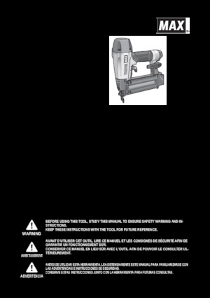 Zabivači i Klamerice MAX USA CORP. NF255FA/18
